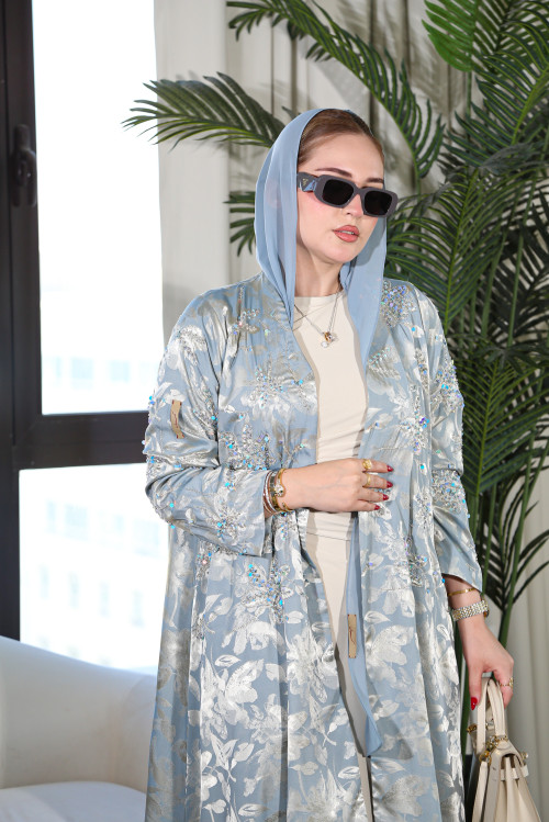 عباية الاوركيد - Ice Blue