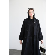 Luxurious spider lily abaya