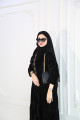 Abaya made of black velvet