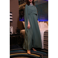 Royal evening dress with wide cape – Tiffany
