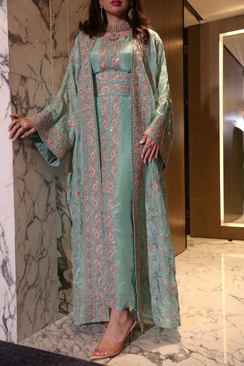 Royal kaftan - turquoise