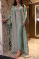 Royal kaftan - turquoise