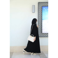 Practical abaya with titanium buttons