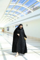 Elegant abaya with dantile