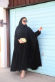 Elegant abaya with dantile
