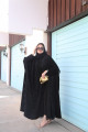 Elegant abaya with dantile