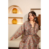 ثوب مطرز-  روز