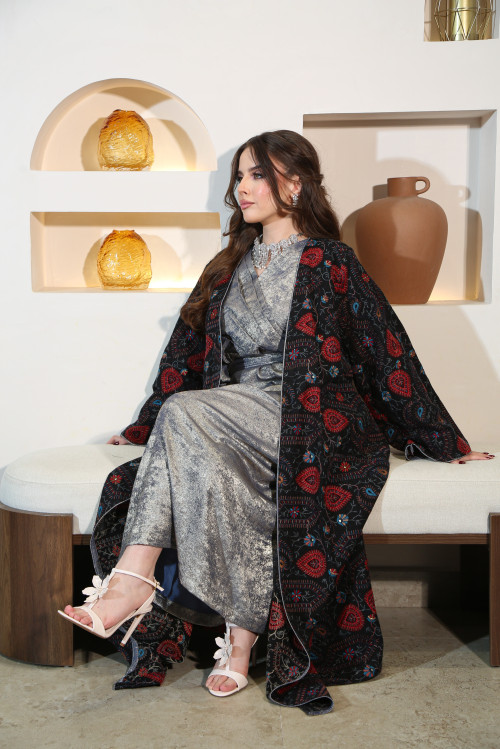 بشت فاخر- ازرق معدني