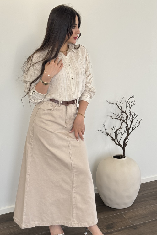 Beige skirt