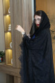 French lace abaya