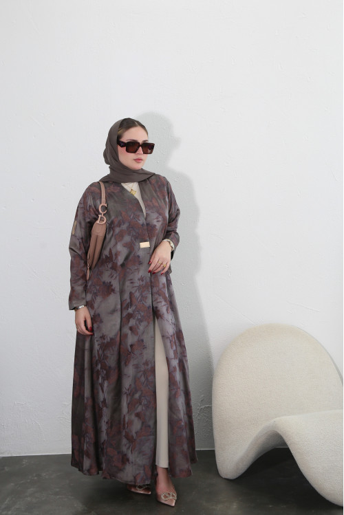 عباية فيسكوز - Smoky Grey