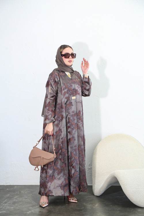 عباية فيسكوز - Smoky Grey