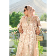 عباية الزهور اللامعة - Rose Gold