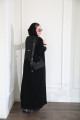 عباية جاكت مُقلمه 