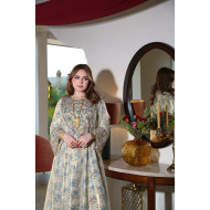 ثوب مخور خليجي فاخر- Blue Pearls