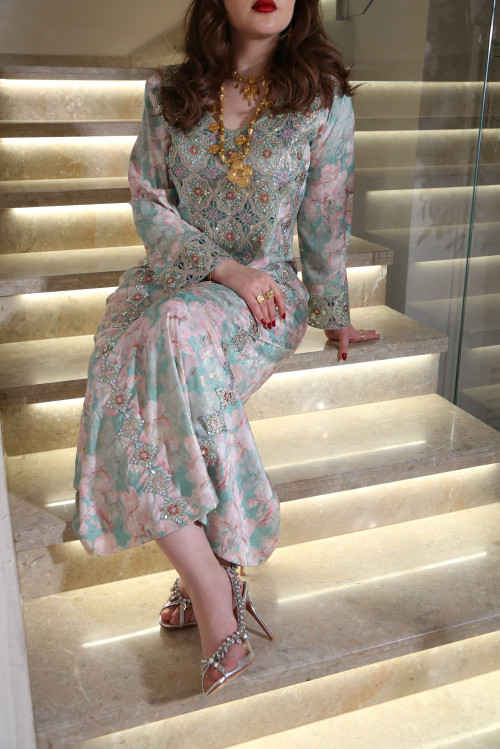 مخور  جاكارد  لامع- Tiffany