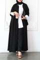 Black practical abaya