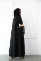 Black practical abaya