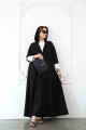 Black practical abaya