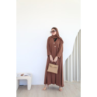 Mocha Mousse abaya