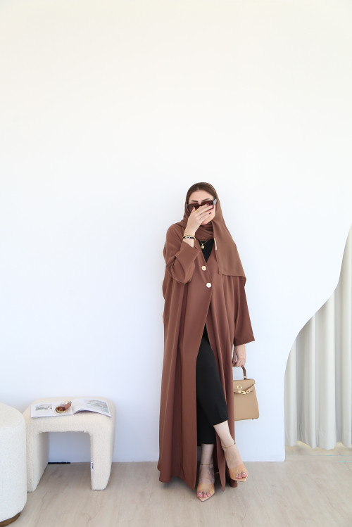 Mocha Mousse abaya