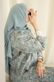 Tiffany printed abaya