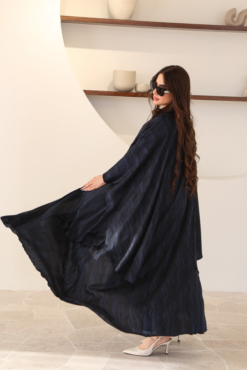 Luxurious abaya, sapphire blue colour