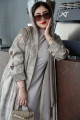 Sand viscose abaya