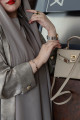 Sand viscose abaya