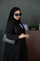Classic striped abaya