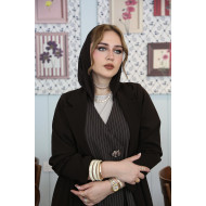 بنيّ مقلمة- Brown Stripes 