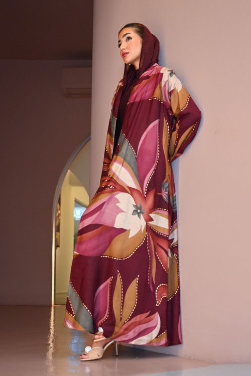 عباية فنية- Artistic Bloom