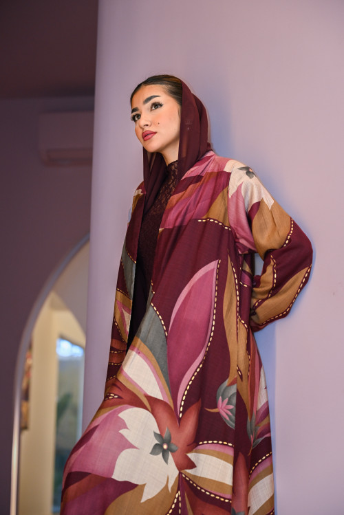 عباية فنية- Artistic Bloom