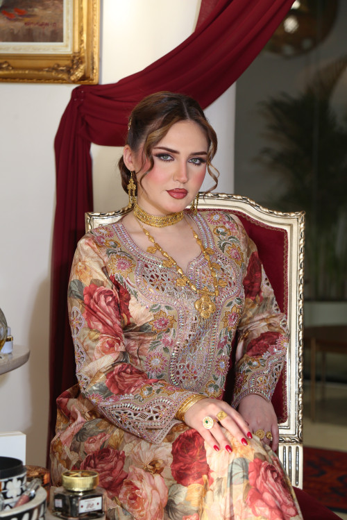 مخور  جاكارد  لامع- فلاور