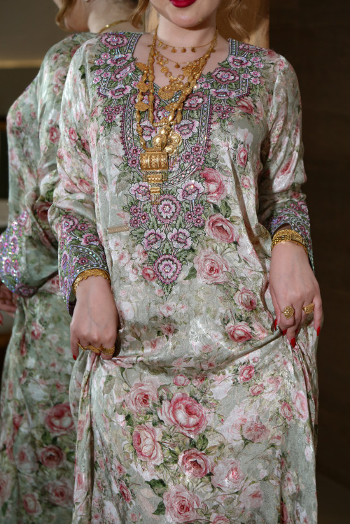 مخور  جاكارد طبيعي فاخر- بوكية