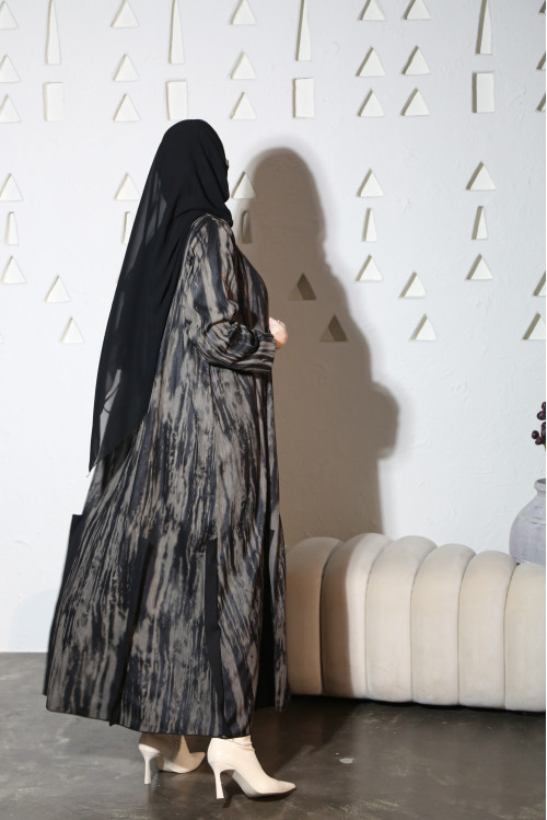 عباية بقصة مميزة - Sandy Smoke