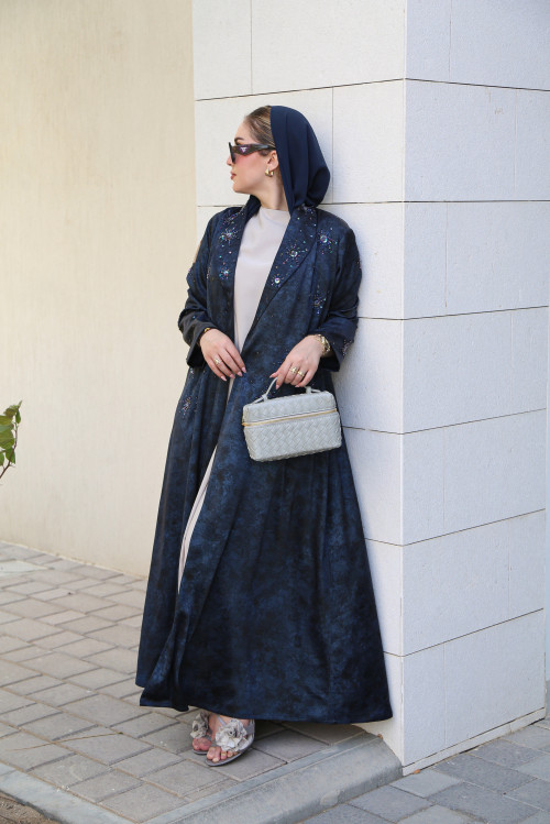 Blue Moon Abaya - (Dark Blue Moon)