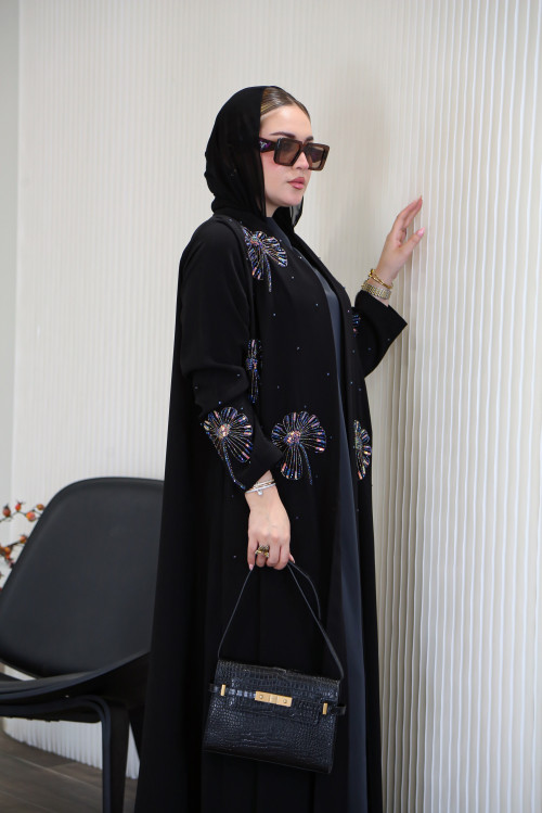 عباية داليا - أسود