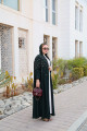 Al Fakhama Abaya - Royal Green