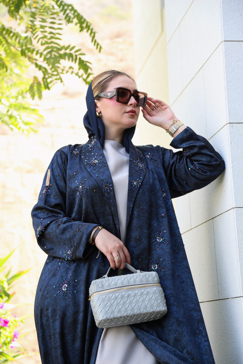 Blue Moon Abaya - (Dark Blue Moon)