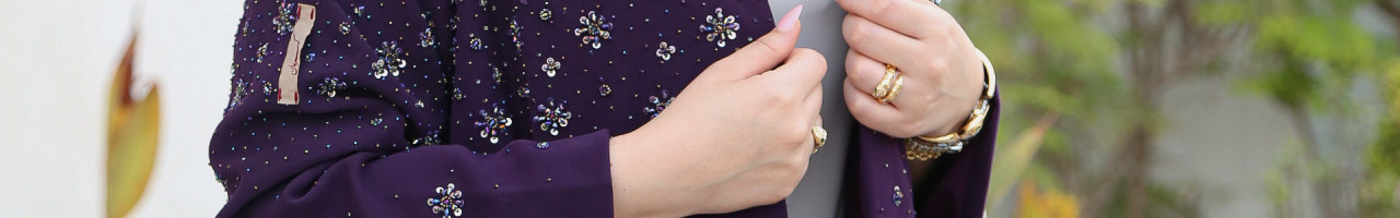 Colorful abayas
