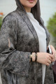 Floral printed abaya (Smoky Sands)
