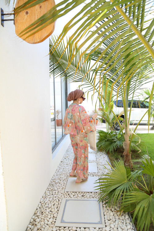 طقم كيمونو ملون