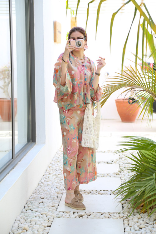 طقم كيمونو ملون