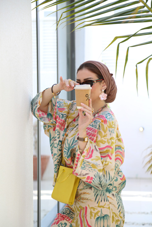 Modern kimono set