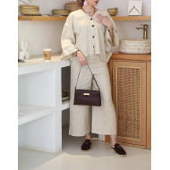 Beige linen kimono set