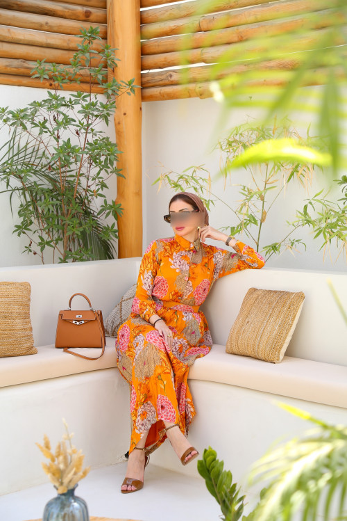 Luxurious orange blossom set