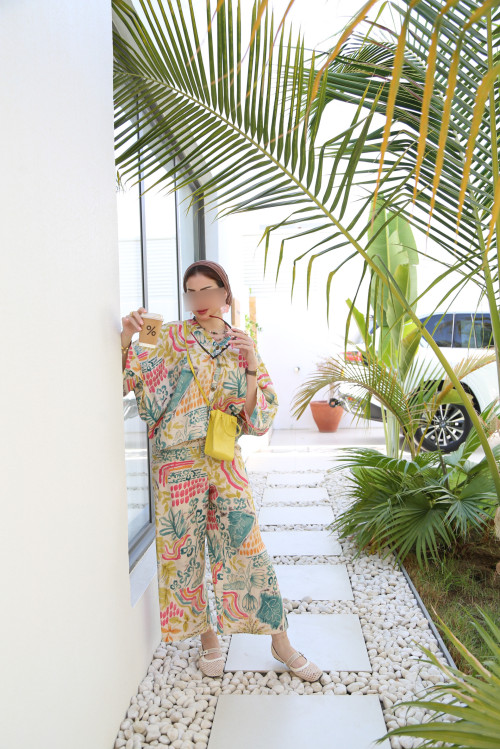 Modern kimono set