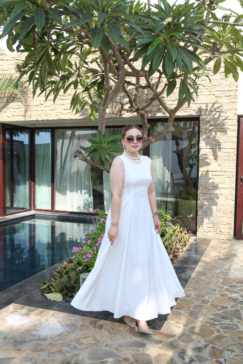 فستان كلوش -Off white