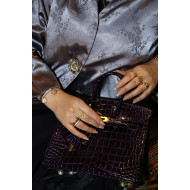 عباية جاكارد - لافندر